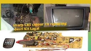 Sharp colour TV repairing Mein TV mein dusri Ki Dali Lagai