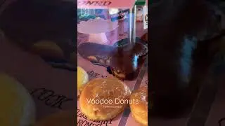 Best donuts 🍩 in Portland 💀 (Voodoo Donuts) #foodie