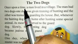 The Two Dogs || Learn English Through Story || English to hindi Translation