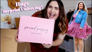Surprise Proud Poppy Clothing Pr Haul & Unboxing! Size 20