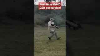 Nerf Halo MA40 .22lr conversion!