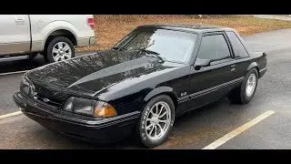 INSTALLING A FUEL TANK SUMP AND NARROWING THE TANK ON THIS FOX BODY TO CLEAR 3.5 ALUMINUM EXHAUST**
