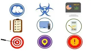 9 Icon By Powerpoint - How to create icon by Powerpoint 2018