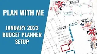 PLAN WITH ME | JANUARY BUDGET PLANNER