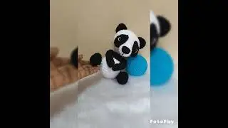 Urso Panda ( Amigurumi Toy)