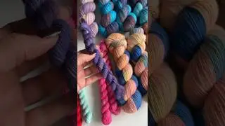 Новая пряжа ручного окрашивания уже доступна в моем магазине AmazingWool.com #handdyedyarn