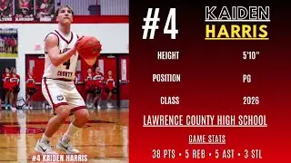 #4 Kaiden Harris Highlights vs Johnson Central 1-10-2026