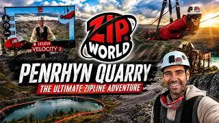 Видеоблог ZIP WORLD | Карьер Пенрин | Я прокатился по самому быстрому в мире зиплайну!!
