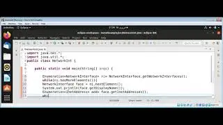 Finding Network Interface names and their addresses in Java