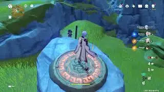Genshin Impact - missable puzzle and treasure chest (near Cuijue Slope, Liyue)