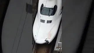 Bullet train hits person while passing through station#BulletTrain #Shinkansen #YamaguchiPrefecture