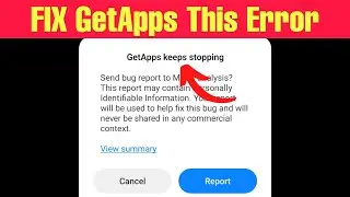 How to Fix GetApps Keeps Stopping Error in Android Phone Fix settings keeps stopping problem solve