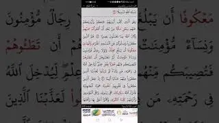 سورة الفتح من ايه ٢٤ - ٢٩)  ص٥١٤ مع استخراج حروف المد واللين