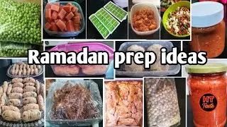 Ramadan prep ideas | 10 useful and time saving tips and tricks for Ramadan @ Healthy Taste. #Ramadan