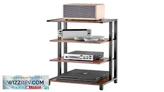 VEVOR Cabinet Audio Rack  4 Tier 110 lbs Per Shelf