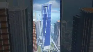 Building a Modern Skyscraper in Minecraft! #minecraftbuild