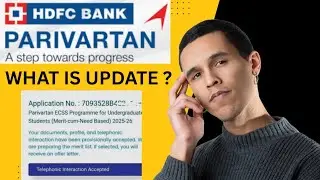 HDFC BANK SCHOLARSHIP LATEST UPDATE I STAUS CHANGED VIDEO INTERACTION UNDER REVIEW I #scholarship