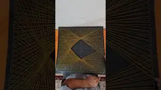 geometric shape by string art
