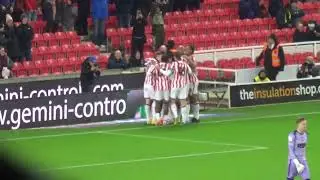 Stoke City - Sorba Thomas Goal Celebrations vs. Charlton Athletic