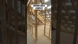 Internal walls | barn build #construction #plumbing #barnbuilding #development #building #newbuild