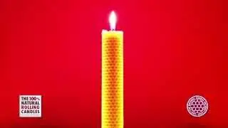 The Natural Rolling Candles | A 14 Hours burning Time Lapse
