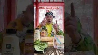USA Sandwich vs Russian Sandwich #crazyrussiandad #sandwich #usavsrussia #russia #russian #usa