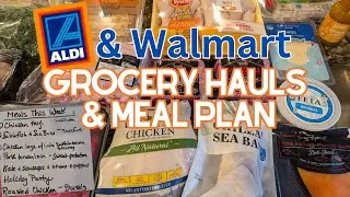 Aldi & Walmart Hauls & Weekly Menu: Did I Stay On Budget in My Meal Planning?