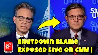 Mike Johnson Gets SLAMMED with the TRUTH Live on CNN! 🚨