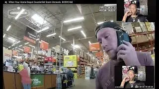 Lil Scorpio King Reacts To When your Home Depot counterfeit scam unravels body cam