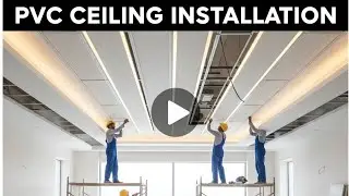 PVC CEILING INSTALLATION 😶&zwj;🌫️😶&zwj;🌫️ #pvcceiling #hajipur #newvideo #decoration #home #viralvideo 