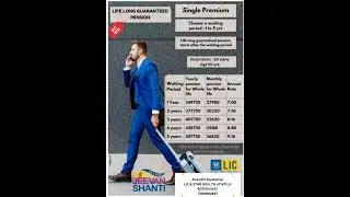 LIC Jeevan Shanthi Pension Policy # Retirement Plan #licadvisor #licagent #licchennai #pensionplan