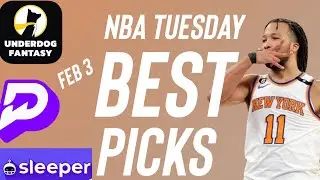 PrizePicks NBA Tuesday Best Player Prop Bets 2/3/26 | Best NBA Picks Today 🚀