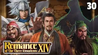 Controlling the South with a 50-50 Split with Cao Cao | ROTK 14 Liu Bei Let's Play E30