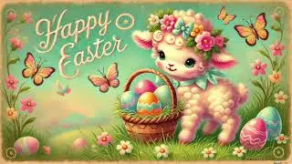 Ambient Instrumental Background Music | Cozy Easter Charm | Study, Work, Focus, Relax or Unwind