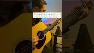 Tony Rice inspired lick with tab.