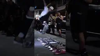 Longest ollie contest during Go Skateboarding Day 2023 in Georgetown
