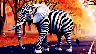 ANIMALS ELEPHANT TIGER COW OSTRICH HYBRID ANIMALS FUSION  #hybridanimals