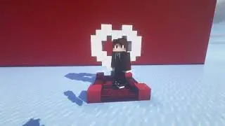 Surprising GF on VALENTINE's with MINECRAFT FIREWORK's SHOW! She Loved It #minecraft #valentinesday