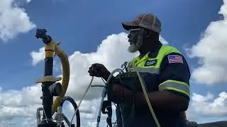 Visiting Seminole County Landfill for Wellhead Checks