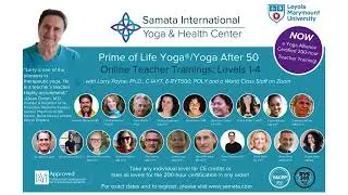 Prime of Life Yoga Teacher Training 2026 Online LMU