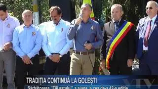 Traditia continua la Golesti