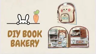 DIY Sticker Quiet  Book & Stress Relief Squeeze Toy Book - bakery