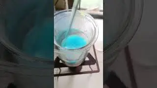 Heat দিলে rate of reaction বাড়ে,  দ্রুত precipitate পড়ে কপার স্যাকারিনেটেড কমপ্লেক্সের 😍🔥#experiment