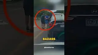Driver Gets Serious and Puts Drunk-Driver to Sleep 😴 #dashcam #karma