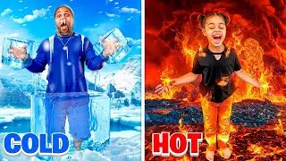 HOT VS COLD CHALLENGE! 🥵🥶