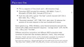 Markus Kuhn (Cambridge) | Unix Tools - 11  Scripts and plain-text files