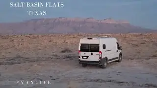 Arriving at Salt Basin Flats, Texas, Jan 19, 2026 (sorry for the wind!) 