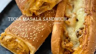 ساندوتش دجاج تيكا  لذيذذذذذه واراهن على لذاذتها 👌🏻