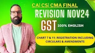 5 Chart 7 & 11 Registration Including Circulars & Amendments | CA final IDT Revision Nov24 .