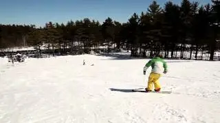 Snowboarding in Hard Boots on Soft Snow